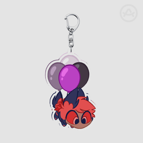 Alastor Balloons keychain
