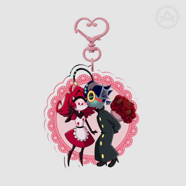 MadMaid Kiss Acrylic Keychain