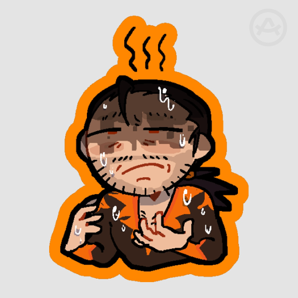 [Dispatch] Flambae burnt Sticker