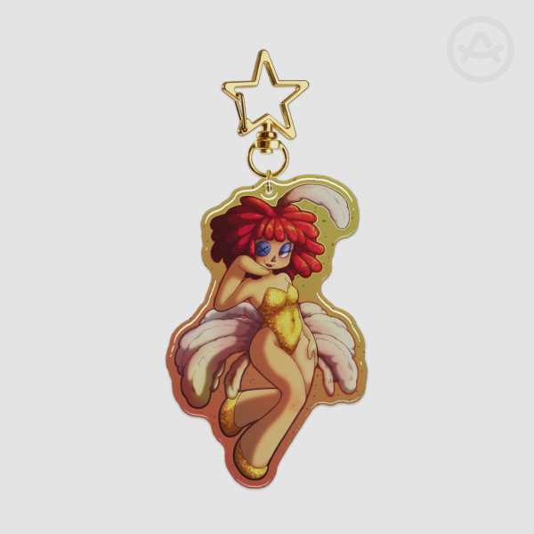 Showtime Ragatha Glitter Keychain