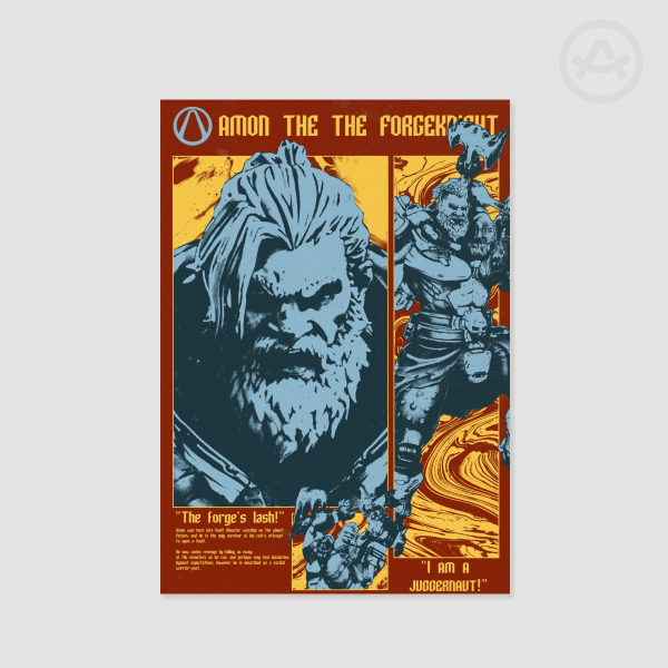 Amon The Forgeknight - 42x29 Poster
