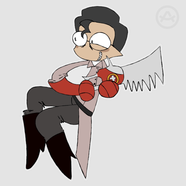 Medic Clear Vinyl Die Cut Sticker!
