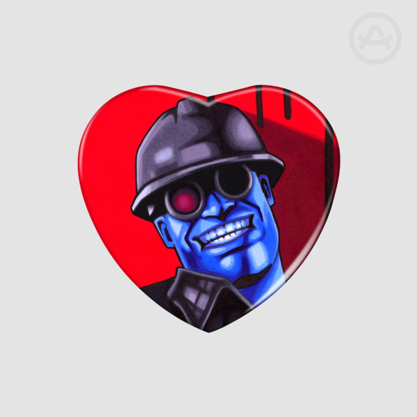 Heart Shape Holographic Badges