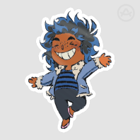 Bubun.ji's Fern Die Cut Sticker
