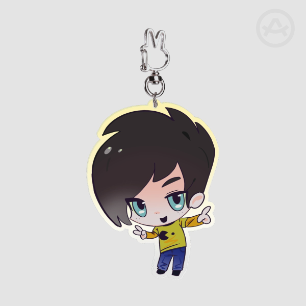 Gabe Penny Arcade Clear Acrylic Keychain