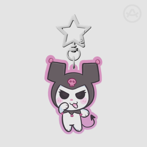 Kuromi Sanrio I Acrylic Keychain