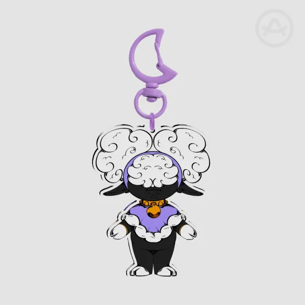 Cloudy | Lil Amigis | Clear Acrylic Keychain
