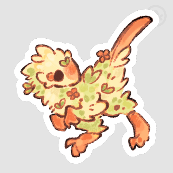 Plant Raptor Sticker