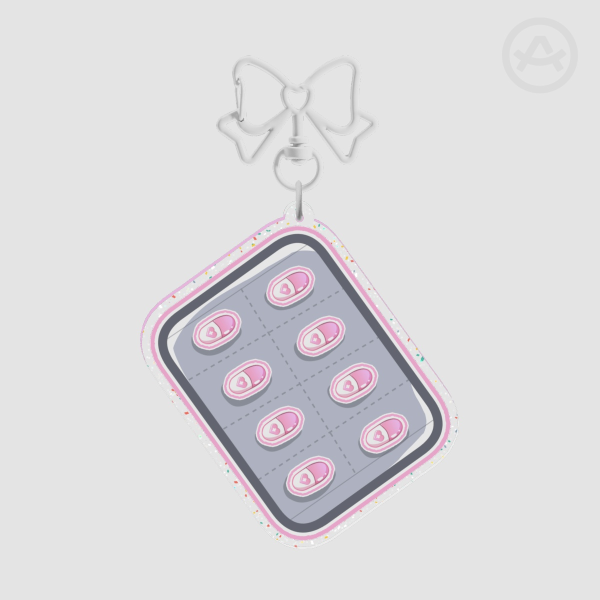 Pink Blister Pack Charm