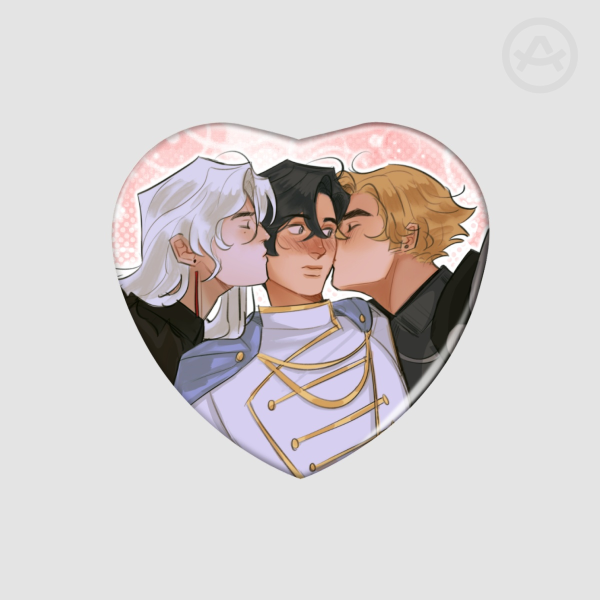Caught Between the Villain and the Hero - OC Badge