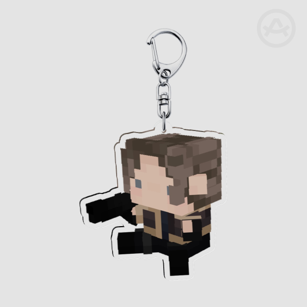 2.5 Inch Resident Evil / Dead By Daylight - Leon Kennedy Acrylic Keychain