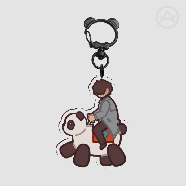 mr villain's day off keychain