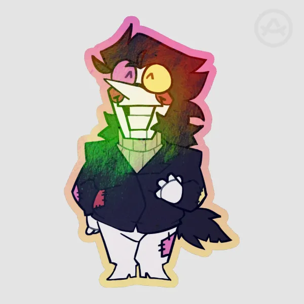 Puppet Spamton Holo Sticker