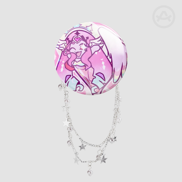 Gaiety Sugar Cocktail Badge With Chains