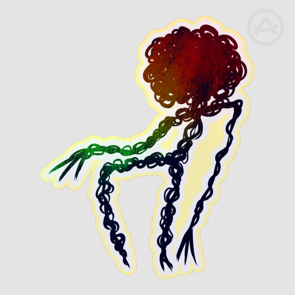 [Backrooms] Bacteria Holo Sticker