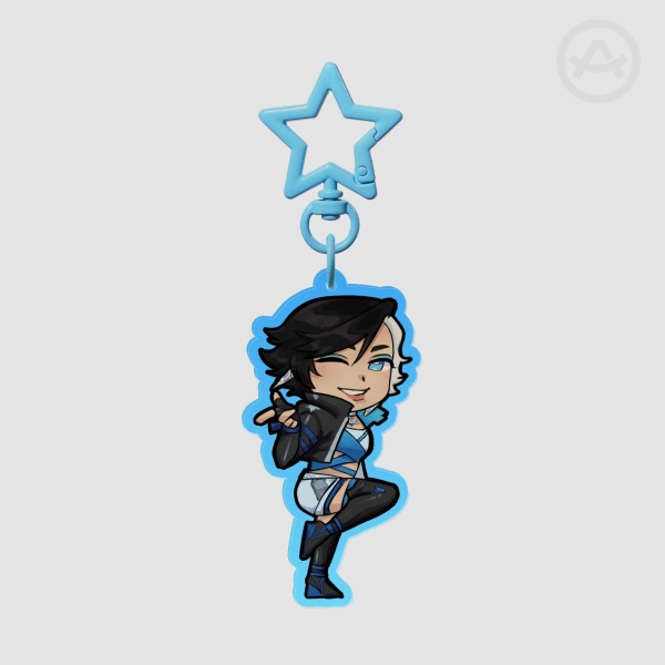 Luna Snow Keychain