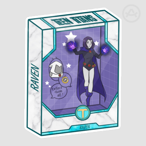 TITANS Raven Die Cut Sticker