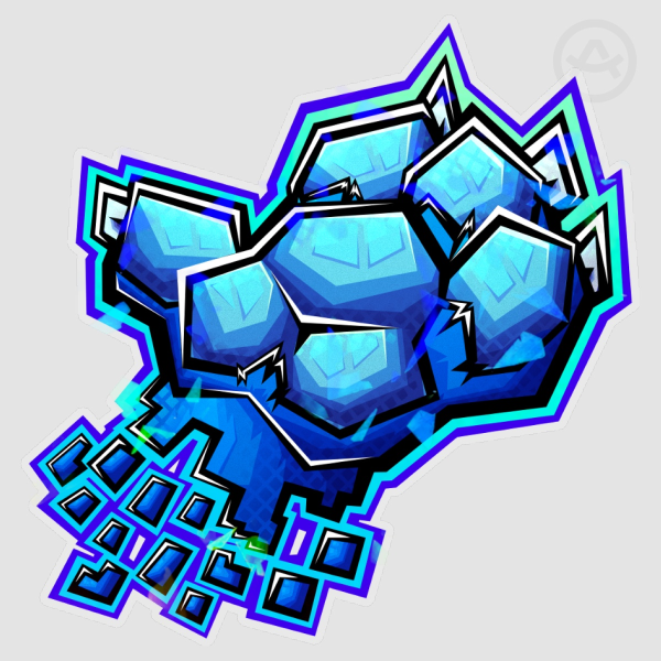 Pixel PAW Sticker 3"