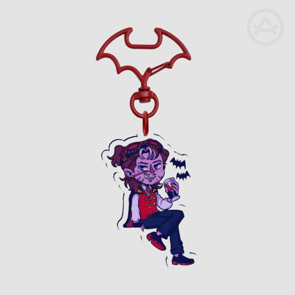 Cellbit Vampire Qsmp - Acrylic Keychains