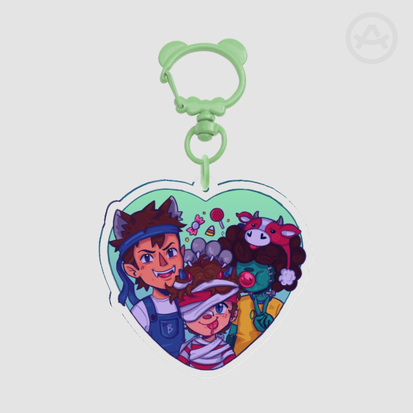 Eggs Qsmp - Richas, Pepito and Bobby - Acrylic Keychains