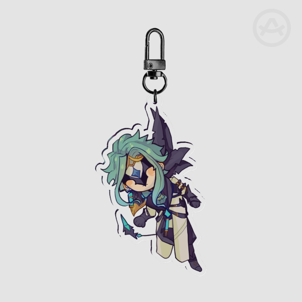 Dottore Caught Keychain