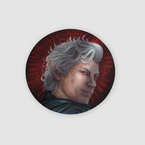 Astarion Lenticular Round Badge 