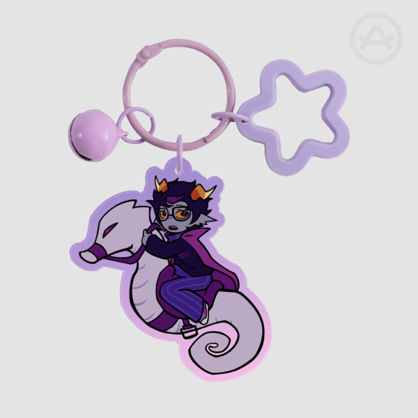 Homestuck Eridan Skyhorse Keychain