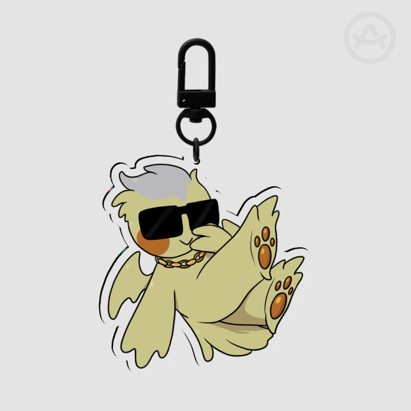 Plushie Style Theo Keychain