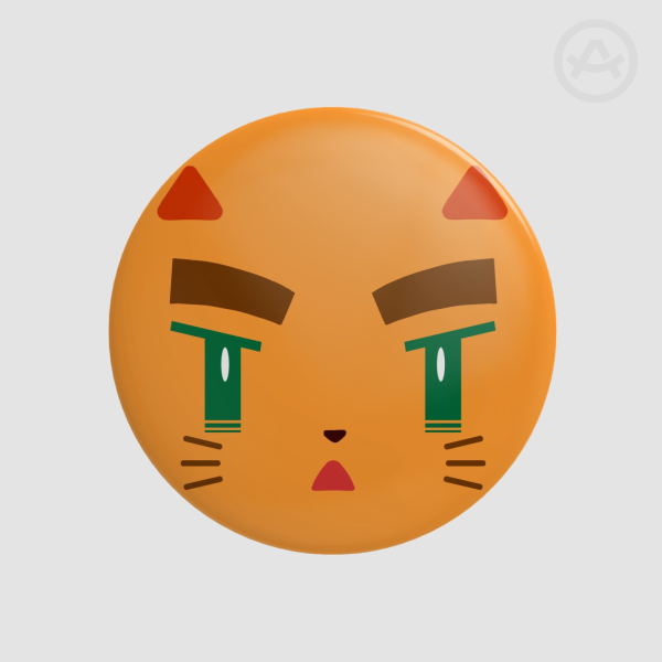 Petey the cat | Button Pin