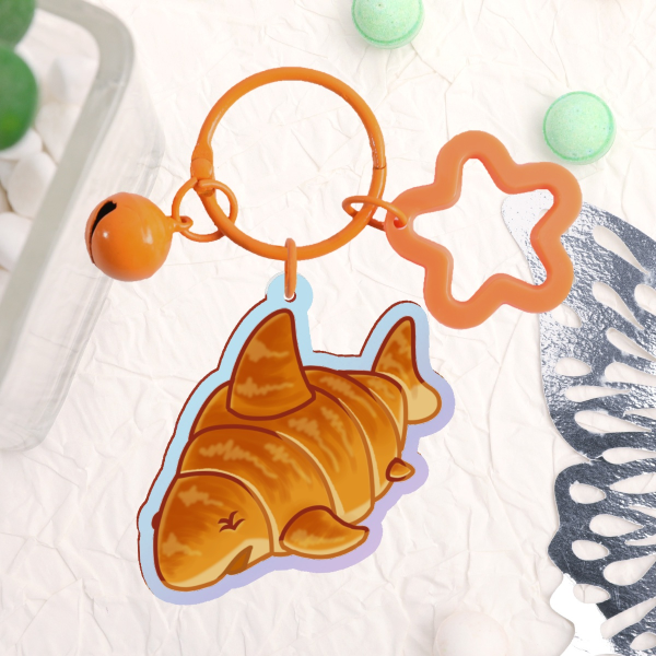 Hois Bakery (SHARK) - Rainbow Acrylic Keychain