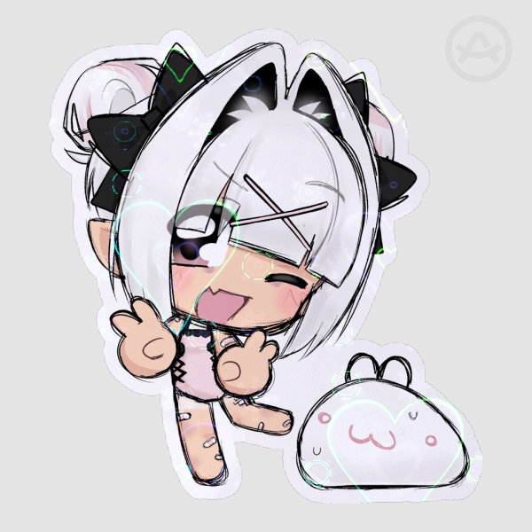BunnyVT Summer Die Cut Stickers