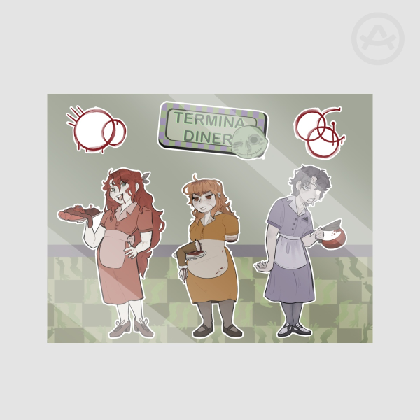 Termina Diner Sticker Sheet