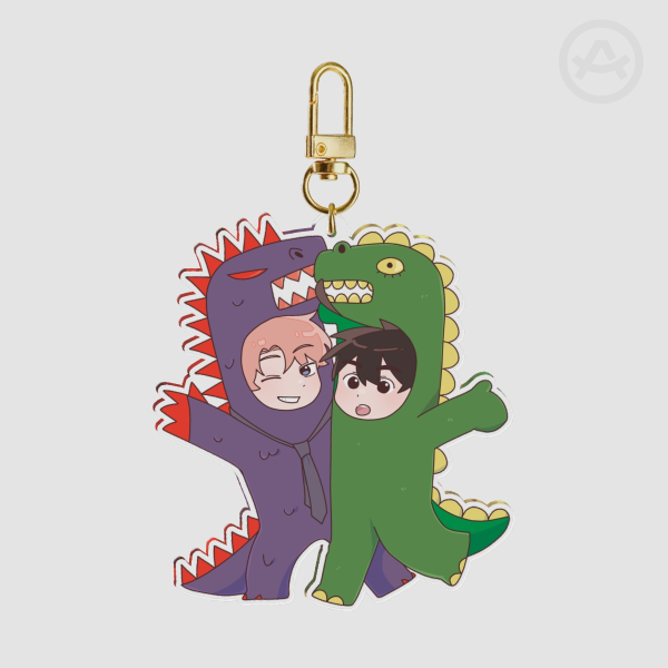 Albert x Kanda Dino Costume Acrylic Keychains