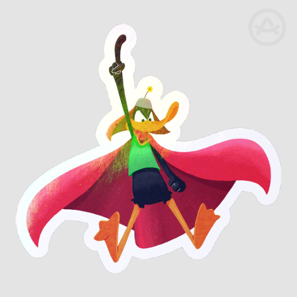 Duck Dodgers Sticker