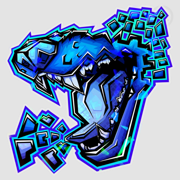 Pixel Maw Sticker 3"