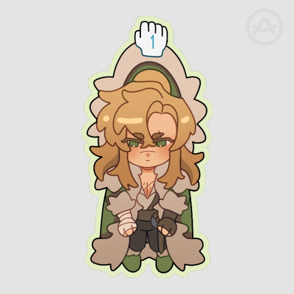 Grabby Emil - OC Sticker
