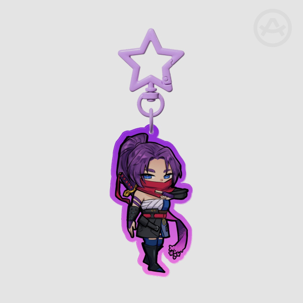 Psylocke Keychain