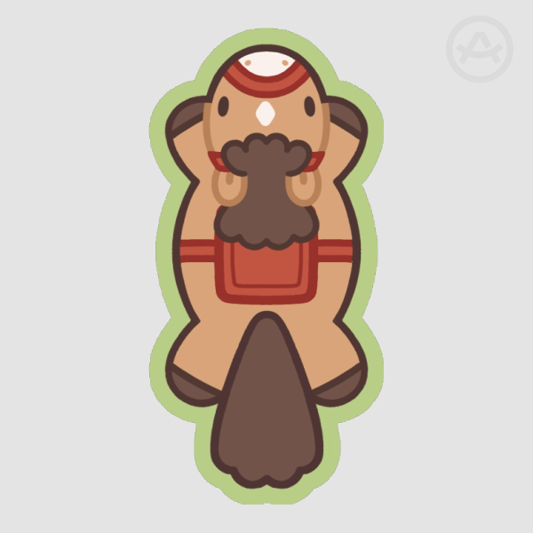 reins and saddle horsey sticker