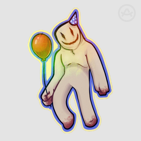 [Backrooms] Bacteria Holo Sticker