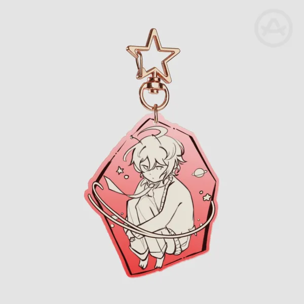 Rui Kamishiro Planet Loop Keychain