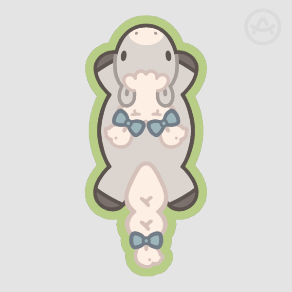 braid horsey sticker