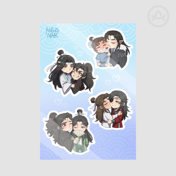 DANMEI svsss tgcf mdzs Stickersheet
