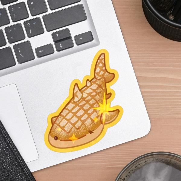 Melonpan Shark - Die Cut Sticker