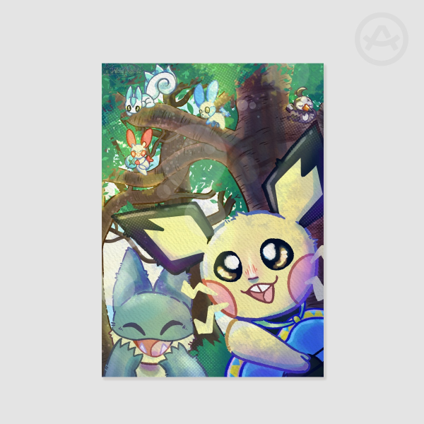 Pokemon Rangers Starter Print!