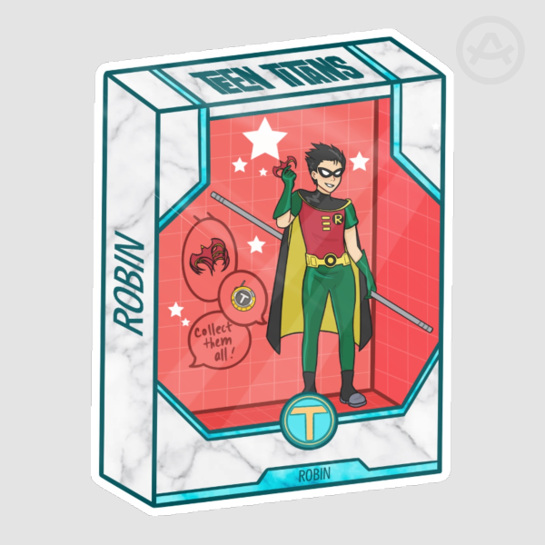 TITANS Robin Die Cut Sticker