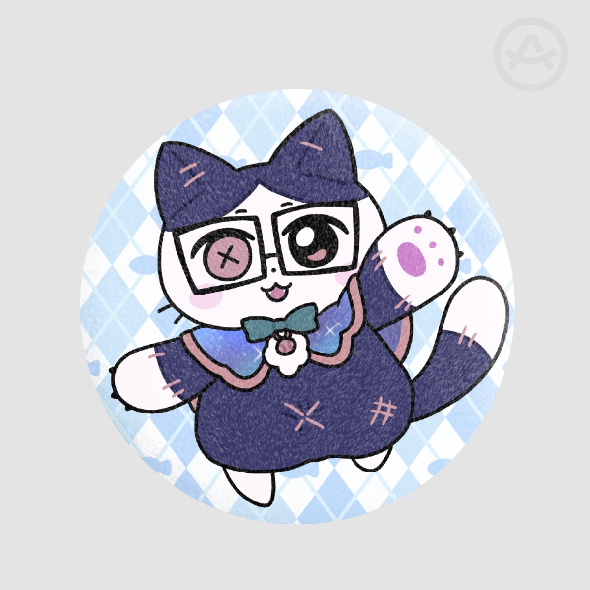 LydCatChan Plush Badge