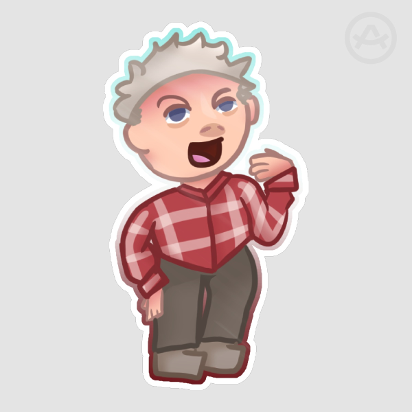 Mike White sticker
