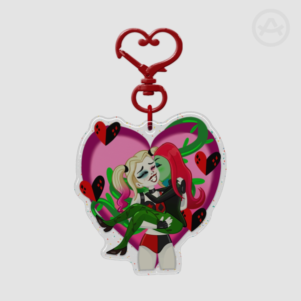 Harlivy 4 Ever!! Epoxy Glitter Acrylic Keychains
