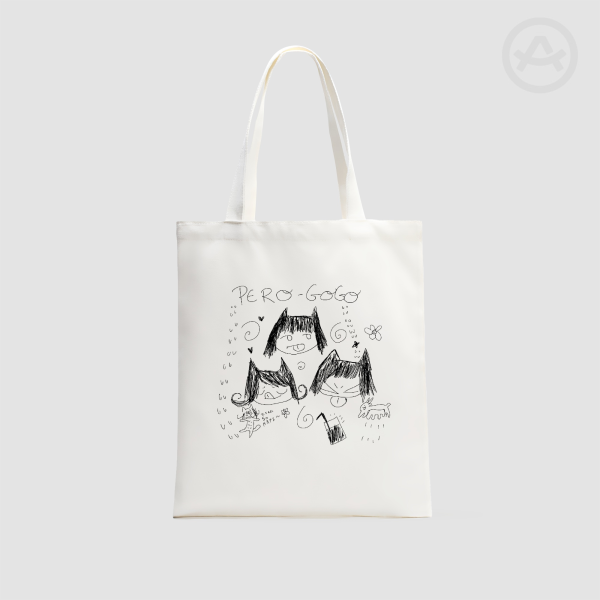 PeroNegogo Canvas Tote Bags - 13.7″x15.7″(35x40cm)