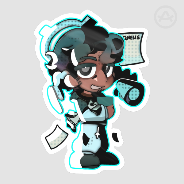 Ishan Die Cut Stickers